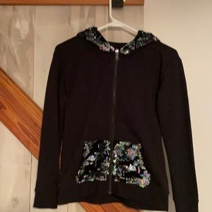 Justice hoodie with sequins